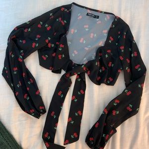 Cherry Crop Top